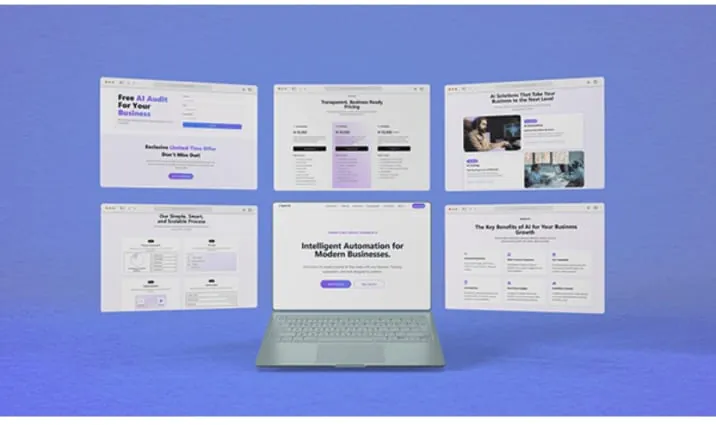 Spark AI website design
